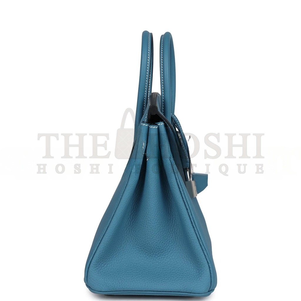 H**me5 BIRKIN 25 BLUE JEAN TOGO PALLADIUM HARDWARE 265378 (25*20*13cm) Master Quality